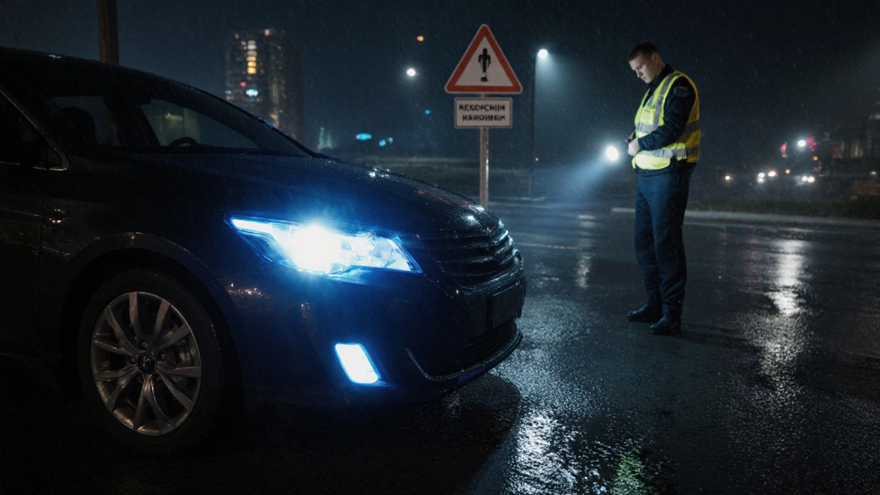 Какой цвет нельзя ставить на фары автомобиля в России в 2025 году