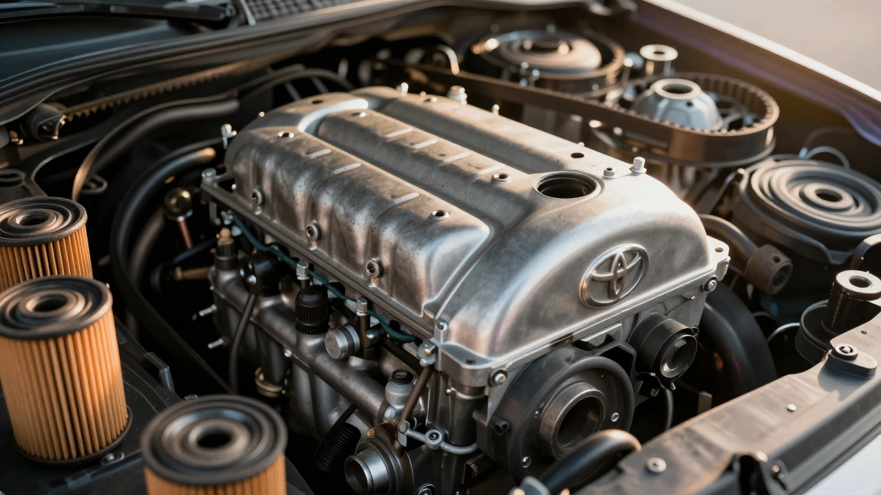 Двигатель с пробегом 400 тысяч км, чистый и в идеальном состоянии, символ долгой службы.