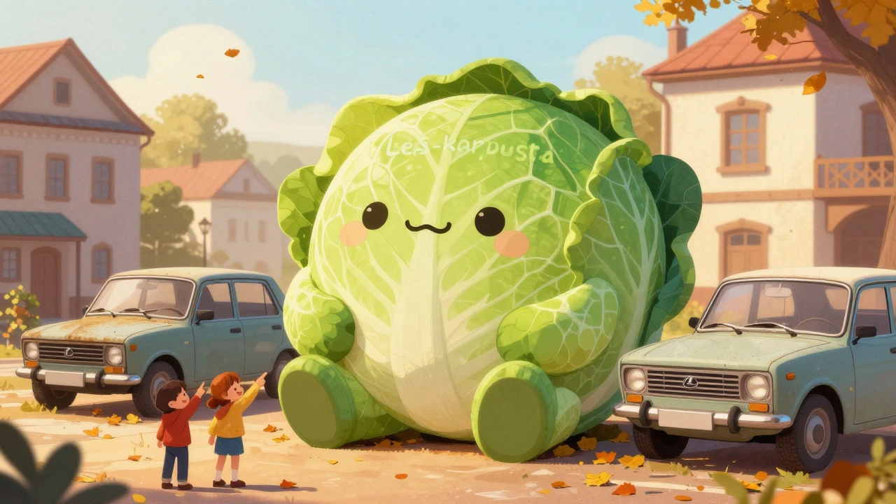 Лексус-капуста — округлая, мягкая машина в тихом российском городке.