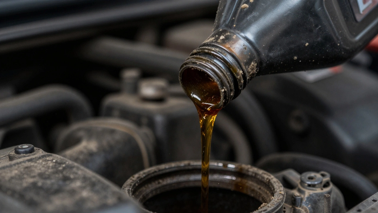 Как ведет себя двигатель на старом масле: последствия и признаки износа